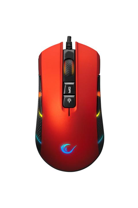 Rampage Smx-r600 Python Red 12400dpi Rgb Sağ Ve Sol El Uyumlu Makrolu Gaming Oyuncu Mouse