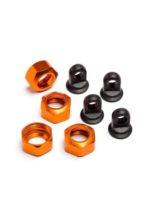 HPI 101752 Shock Caps Trophy Serıes 4pcs (ORANGE)