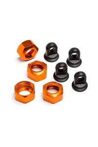 HPI 101752 Shock Caps Trophy Serıes 4pcs (ORANGE)