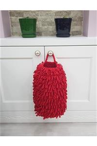 ÖRGÜM Poşetlik Kırmızı Renk 30x16 Cm