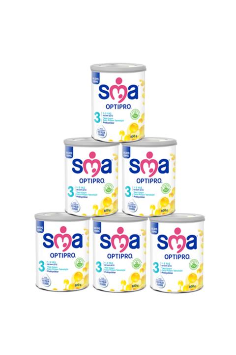 SMA 3 Optipro Probiyotik Devam Sütü 800 Gr X 6 Adet
