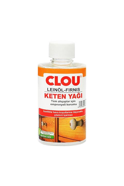 Clou Keten Yağı Ahşap Cilası 250 ml.