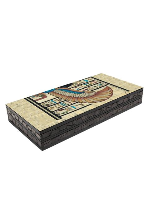 Pysco Elegance Isıs Kaplama Tasarım El Işi Tavla Takımı