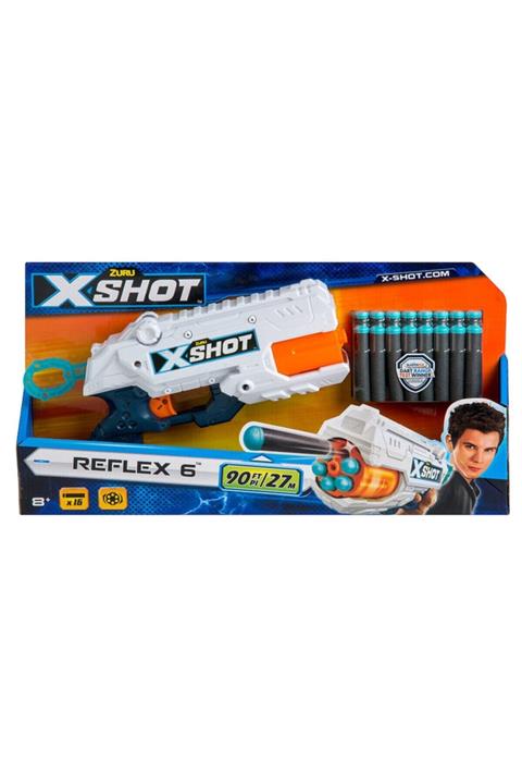 Zuru Nerf Xshot Reflex 6 Sünger Mermi Atan Tabanca