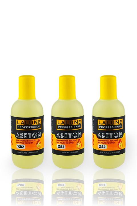 Lalune Professional Oje Çıkarıcı Aseton 100 Ml Turuncu 3 Adet