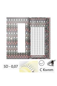 DECEMARS Ipek Kirpik 5d 0,07 Kalınlık C Kıvrım Mix Kutu/rus Volume/8-15 Uzunluk Karışık