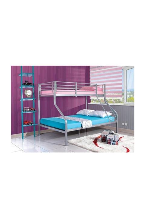 PALM Aladdin Metal Ranza 3 Kişilik Ranza (90X140X200)