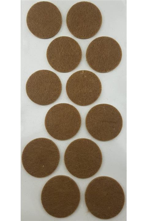 PACIFIC Nsp Masa Ve Sandalye Keçe Kahverengi Yuvarlak 40 Mm