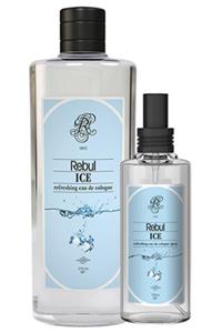 Rebul Kolonya Ice 270 Ml + 100 Ml (sprey) Cam Şişe Set - Buz Ferahlığı