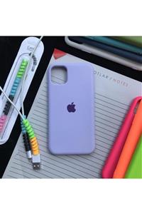 SUPPO Iphone 11 Model, Logolu Lansman Kılıf Ve Kablo Koruyucu Makaron Içerir