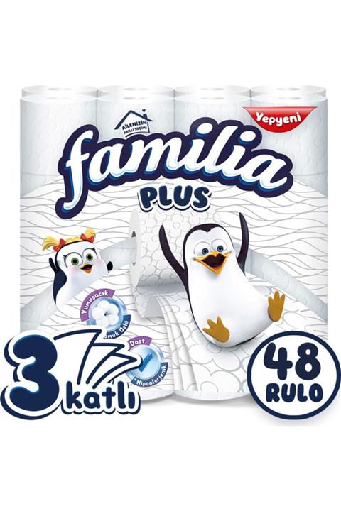 Familla Familia Plus Tuvalet Kağıdı Jumbo Paket 48 Rulo