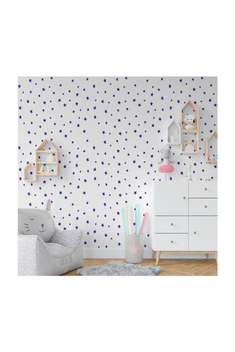 Kt Grup Lacivert Yıldız Yağmuru - 105 Adet 3-4-5 Cm