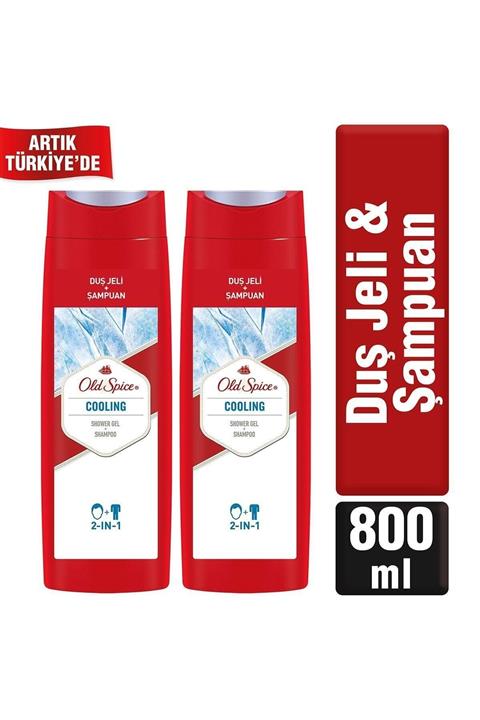 Old Spice Duş Jeli & Şampuan 400 ml Coolingx2