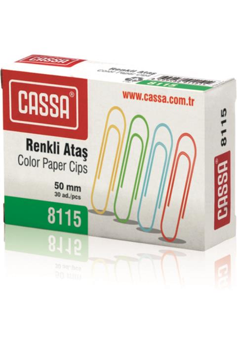 Cassa Renkli Ataş 12x30 Adet