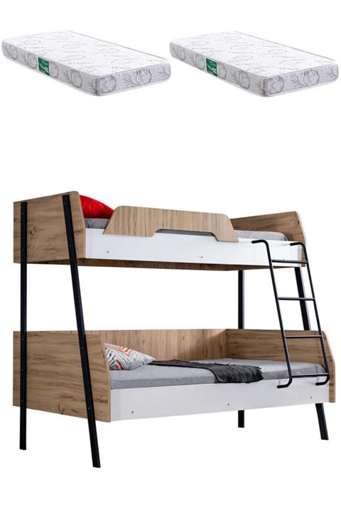 Setay Ranza, Alba 2 Li Ranza, Beyaz Geniş Ranza + 2 Adet Comfort Yatak