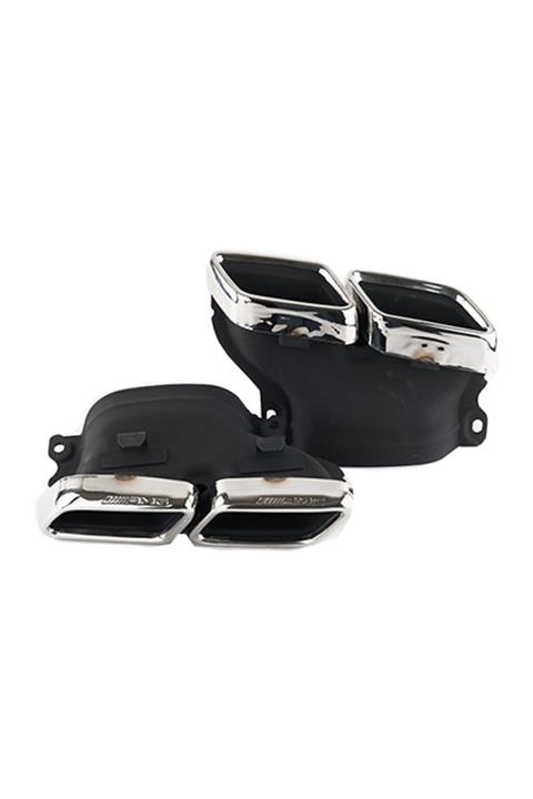 autogp Mercedes W205 C63 Egzoz Ucu Seti Silver