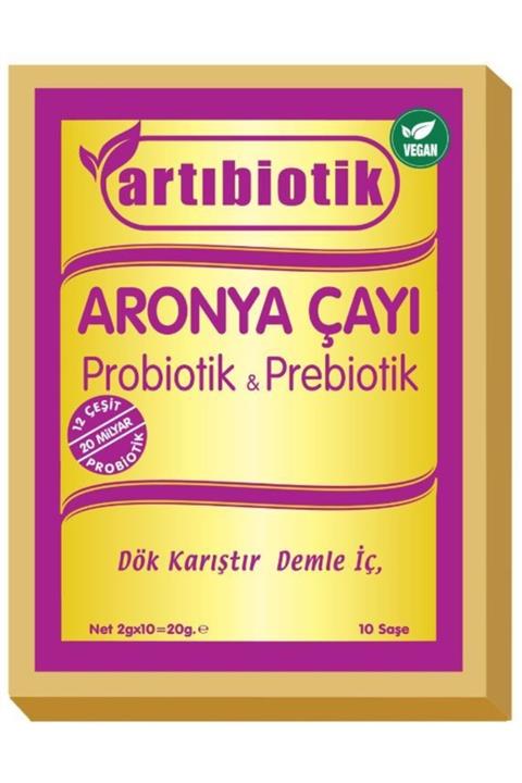 Doğadan Bizim Artıbiotik Aronya Çayı Probiyotik & Prebiyotik