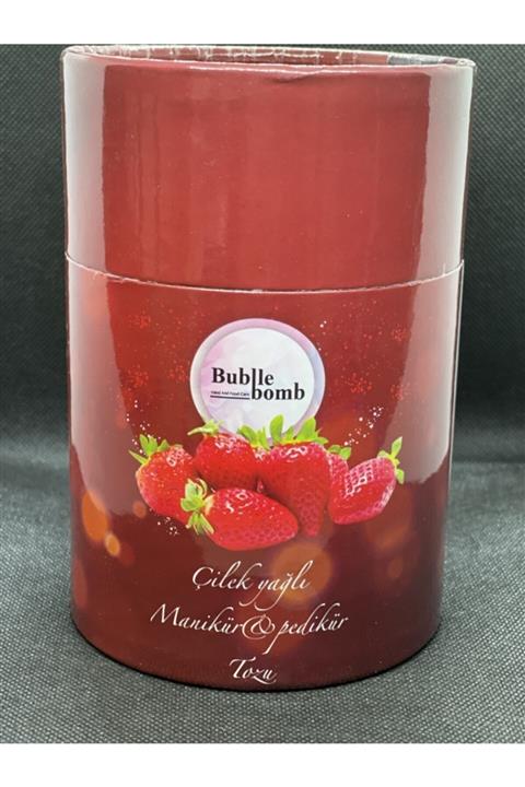 BUBBLEBOMB Çilekli Manikür & Pedikür Tozu 500gr