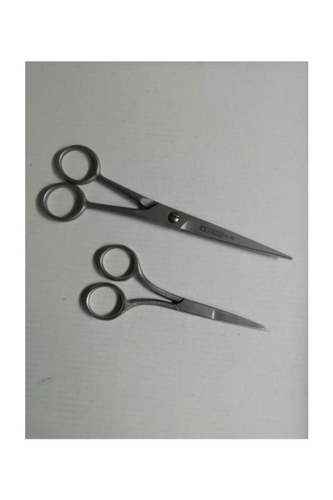 Accessorize Saç Ve Bıyık Makas Seti Ice 4,5 Numara Titanyum Bıyık Kesim