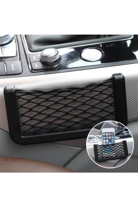 mefsa Araç Içi Fileli Pratik Göz Telefon Için Yapışkanlı Fileli Ceplik