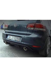 NilparTuning Volkswagen Golf 6 Gti Arka Difüzör Plastik 2009-2012