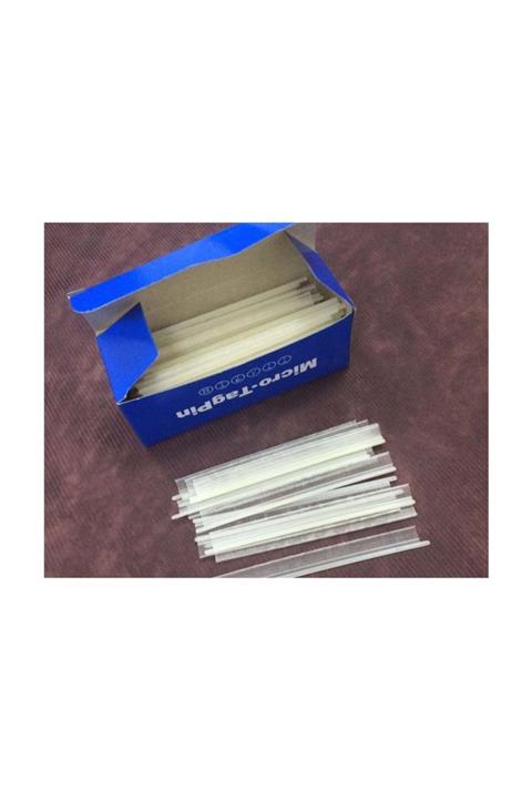 İşkur Makina 4.4 Mm Micro Fine Gelinlikçi Kısa Seffaf Plastik Kılçık 10.000 Adet