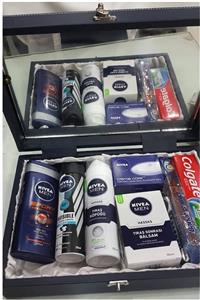 Nivea Erkek Traş Seti - Damat Çeyiz Nişan Bohça Özel Ayna Kutulu