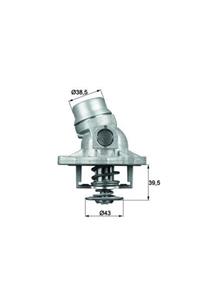 akmirza Termostat 88c Bmw N67 E65/66/67 740d 11512248542 Tı 32 88