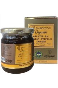 Eğriçayır 240 gr Organik Arı Sütü Bal Polen Propolis Karışımı