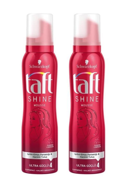 Taft Işıltı Saç Köpüğü 150 ml x2