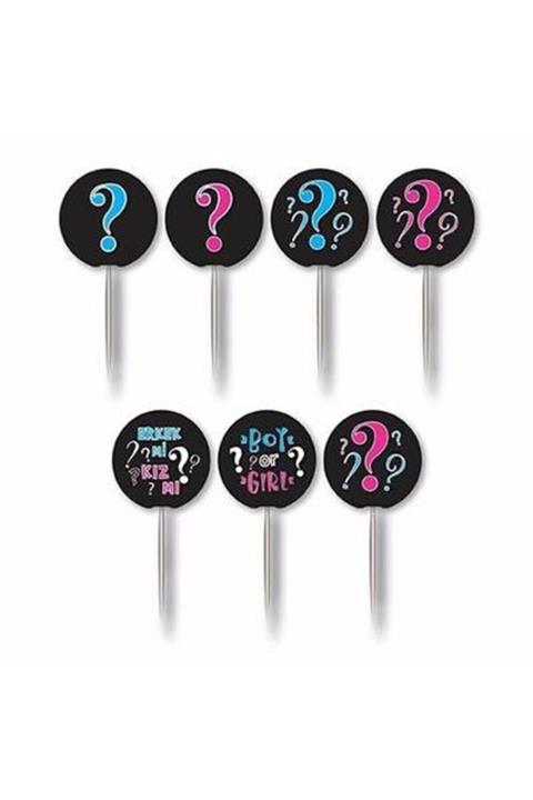 mişa aksesuar 20'li Kürdan Cinsiyet Belirleme