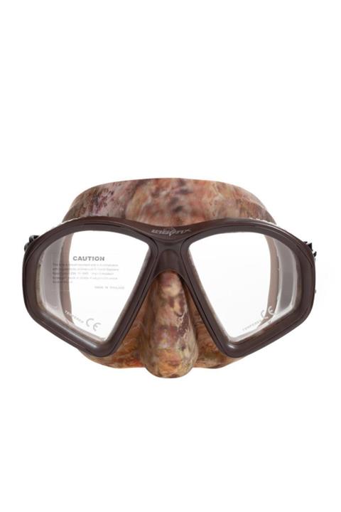 Labrax Rıo Kahve Kamuflaj Dalış Maskesi