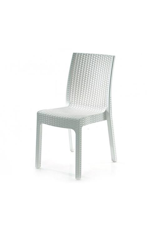 Holiday Hk710 Deluxe Rattan Sandalye  Beyaz