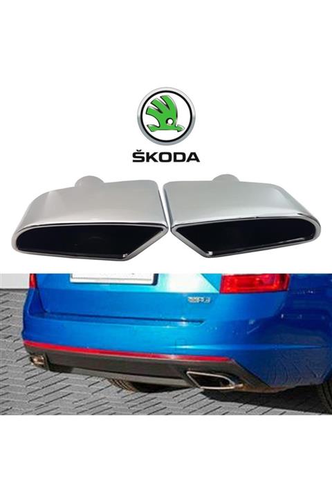 Meliset Skoda Octavia 3 Rs Uyumlu Paslanmaz Çelik Egzoz Ucu