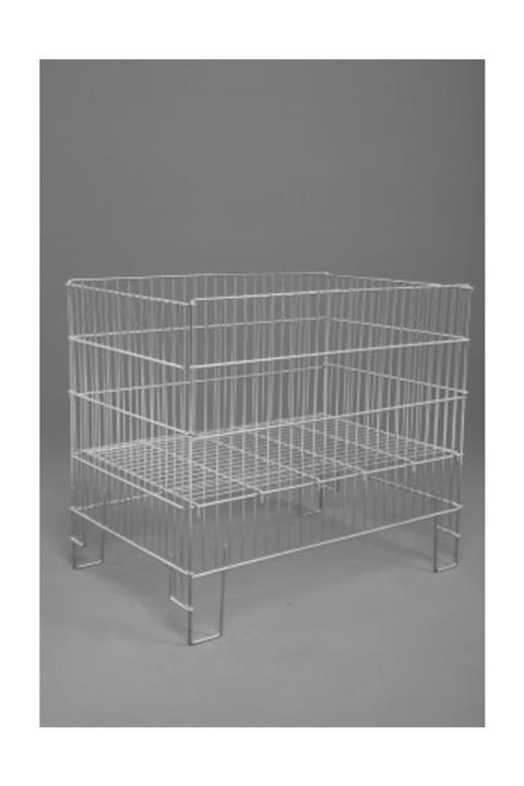 dekorasyonsepetim 53x53xh80 Katlanır Sepet Teşhir Sepeti Market Sepeti