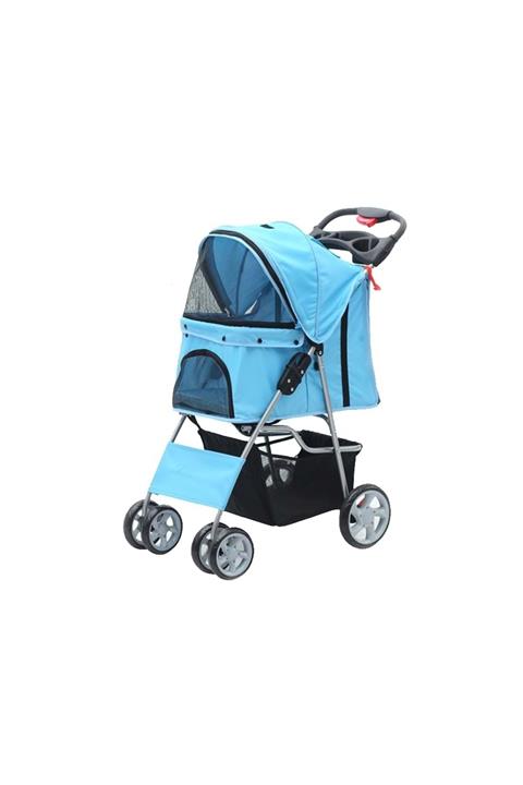 Zampa Favorite Kedi & Köpek Arabası Mavi 46x78x99cm