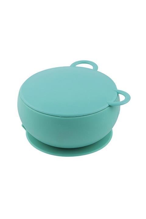 Oioi Vakumlu Kapaklı Silikon Kase Yeşil