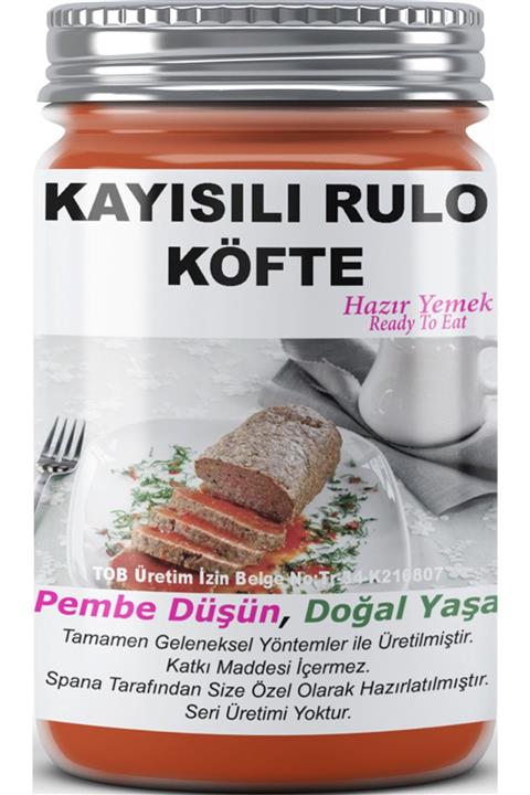 SPANA Kayısılı Rulo Köfte Ev Yapımı Katkısız 330gr