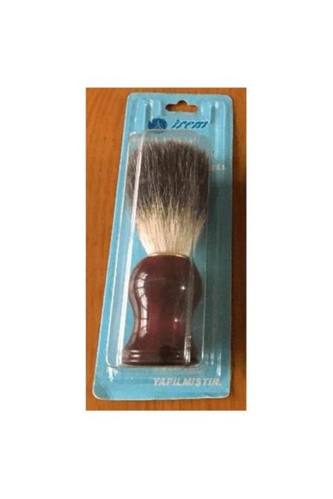 İREM Porsuk Kılı Sakal Fırçası - Kahverengi (maun) Kampanya