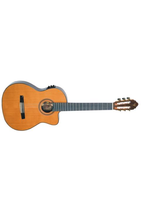 VALENCIA Ccg1 Klasik Ince Kasa Gitar, 4/4 Scale,650mm, Ön Kapak