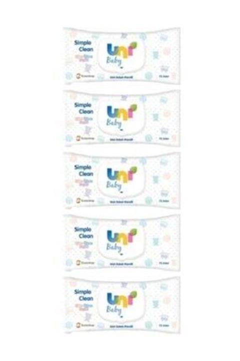 Uni Baby Simple Clean Islak Havlu 72'li 5 Paket 360 Adet