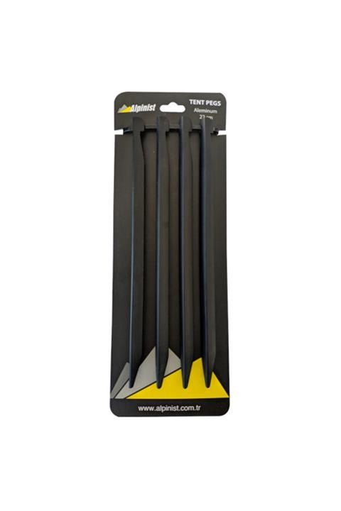 Sav Up Alpinist Alüminyum 7001 Çadır Kazığı 22 Cm Siyah 4 Lü
