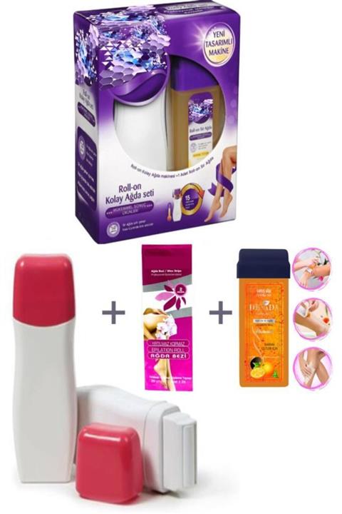 easyso Ağda Roll-on Isıtıcılı Ağda Seti (ağda&makine&kartuş)