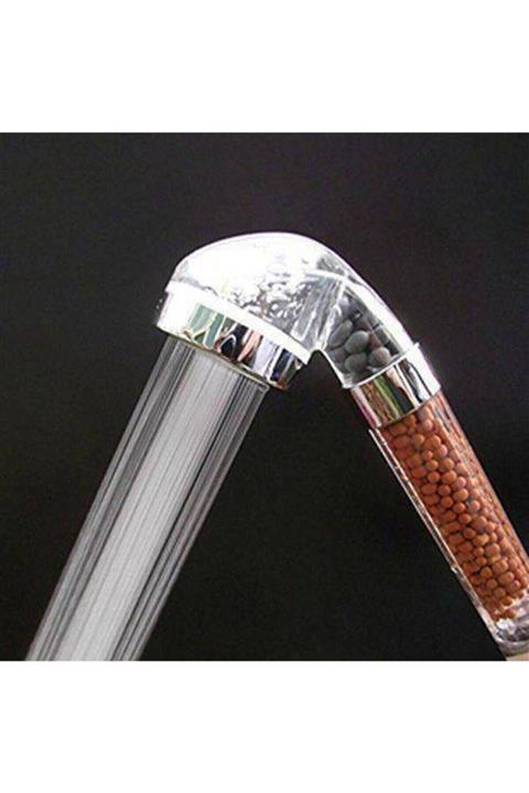 BlackFit Boncuklu Spa Su Tasarruflu Ve Arıtmalı Duş Başlığı Su Arıtma Filtreli Başlık