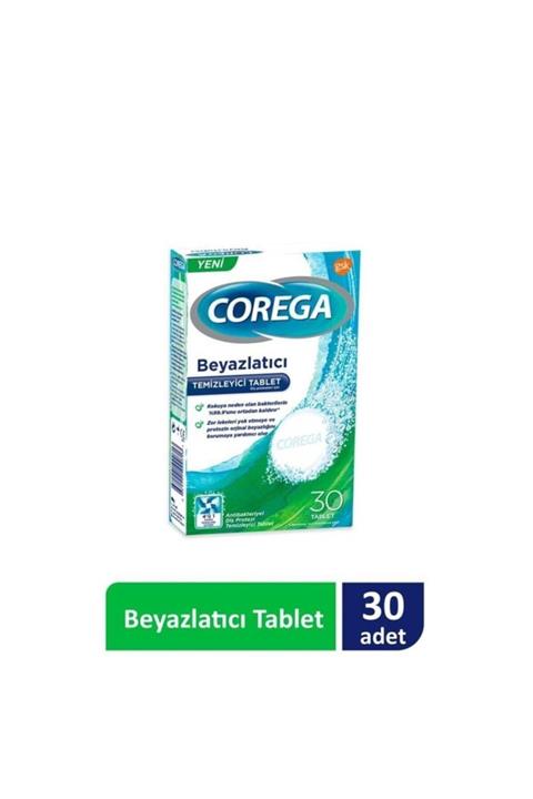 Corega Beyazlatıcı Temizleyici Tablet