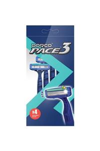 Dorco Pace3 Üç Bıçaklı Kullan Tıraş Bıçağı At Poşet - 4 Lü