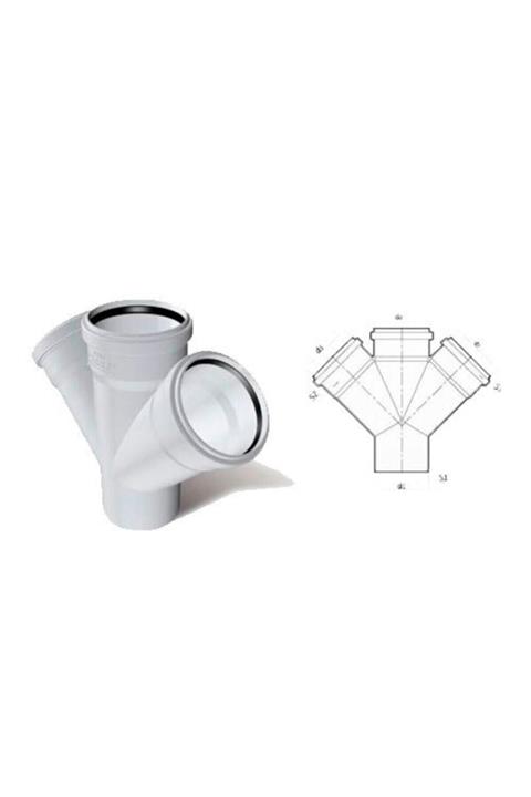 AKSUFEZ Pvc Çift Çatal 100x70