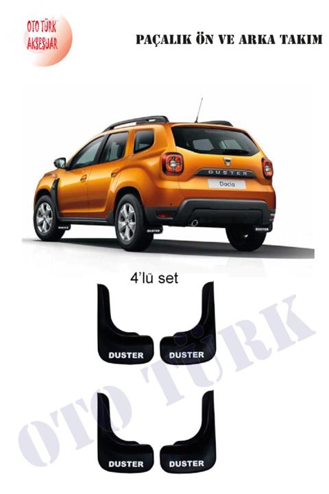 Leader Dacia Duster Paçalık Ön-arka Takım Tozluk Çamurluk