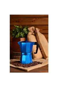 Bambum Piccolo Moka Pot 6 Fincan Mavi