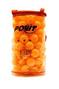 Povit 100'lü Masa Tenisi Topu (pinpon Topu) Turuncu